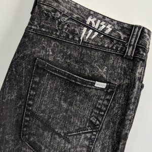 Vans x KISS Rock and Roll Over Skinny Jeans Denim